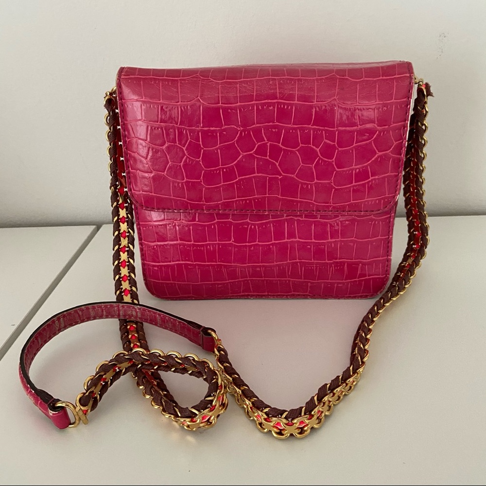 Stella McCartney Croc Pink Grace Bag